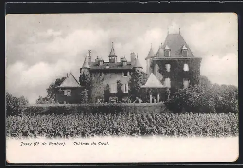 AK Jussy /Genève, Château du Crest