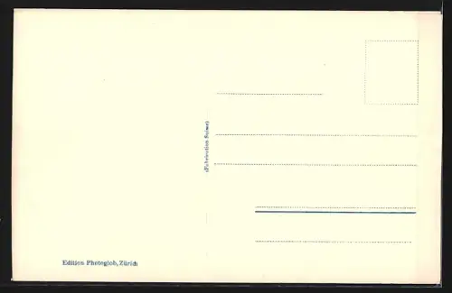 AK Merligen, Vorderdorf mit Niesen und Stockhornkette