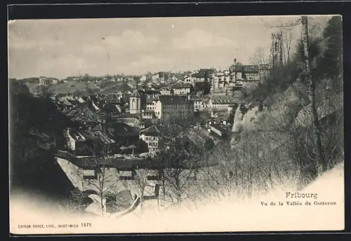 AK Fribourg, Vu de la Vallée du Gotteron