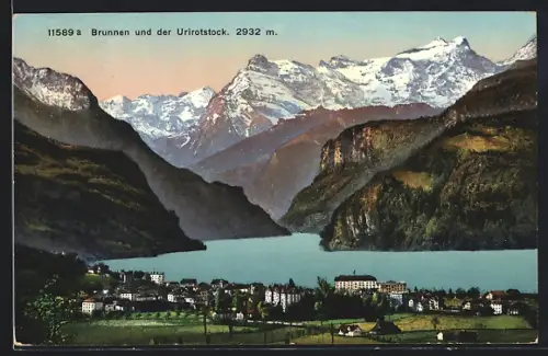 AK Brunnen, Teilansicht und der Urirotstock