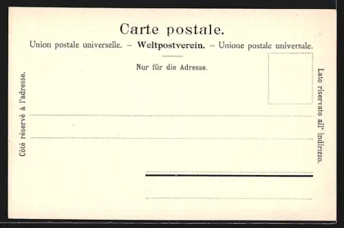 AK Genève, Denkmal, Panorama