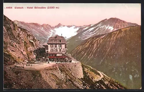 AK Gletsch, Hotel Bélvedère