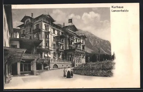 AK Lenzerheide, Weg zum Kurhaus