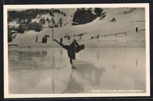 AK St. Moritz, Eiskunstläuferin