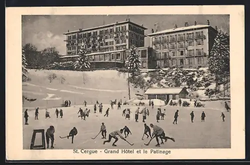 AK St. Cergue, Grand Hôtel et le Patinage