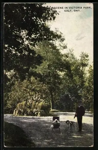AK Galt, Scene in Victoria Park