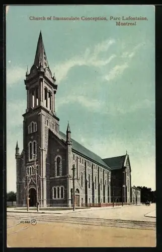 AK Montreal, Church of Immaculate Conception, Parc Lafontaine