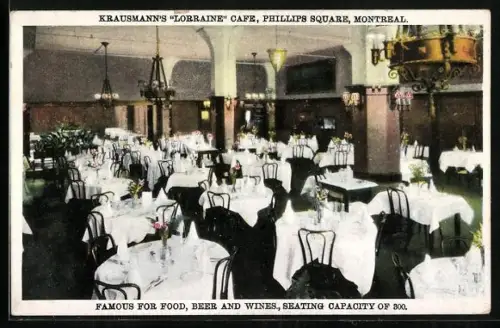 AK Montreal, Kraussmann`s Lorraine Cafe, Phillips Square