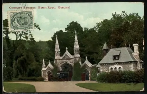AK Montreal, Mount Royal, Cementery Entrance