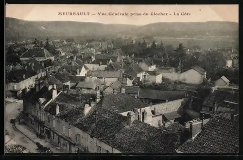 AK Mersault, Vue Générae prise du Clocher, La Côte