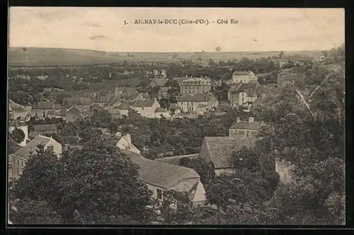 AK Aignay-le-Duc /Côte-d`Or, Panorama, Côté Est