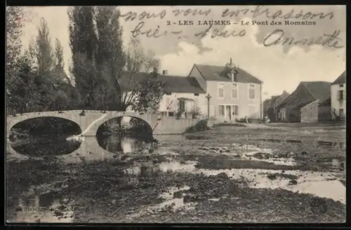 AK Les Laumes, Le Pont des Romains