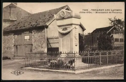 AK Venarey-Les Laumes, Monument de Venarey
