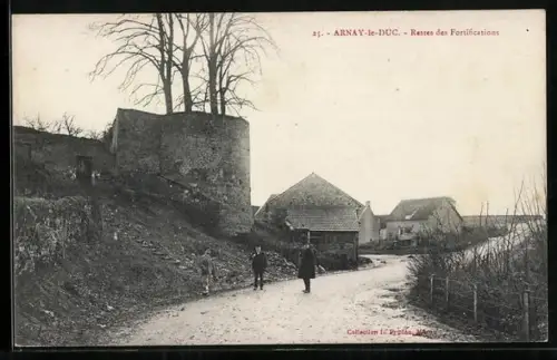 AK Arnay-le-Duc, Restes des Fortifications