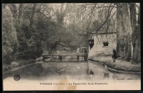 AK Vonges /Côte-d`Or, La Passerelle de la Poudrerie