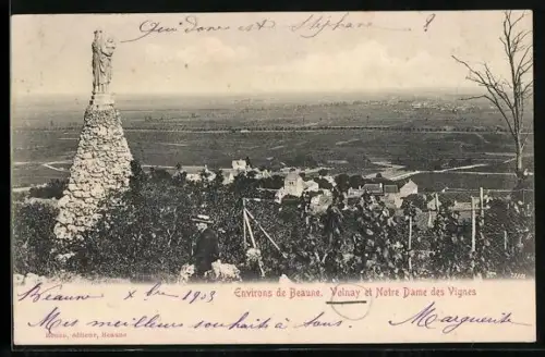 AK Volnay, Panorama et Notre Dame des Vignes