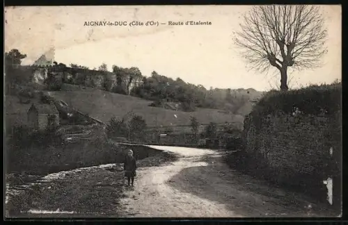 AK Aignay-le-Duc /Côte-d`Or, Route d`Etalente