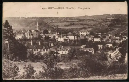 AK Aisey-sur-Seine, Vue generale