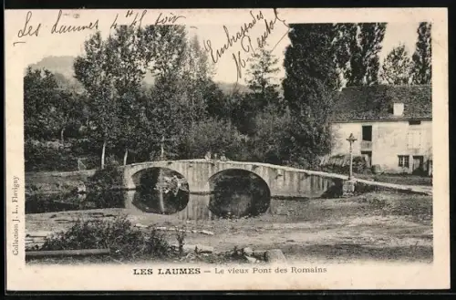 AK Les Laumes, Le vieux des Romains