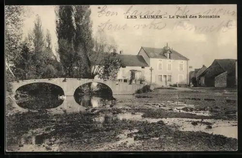 AK Les Laumes, Le Pont Romain