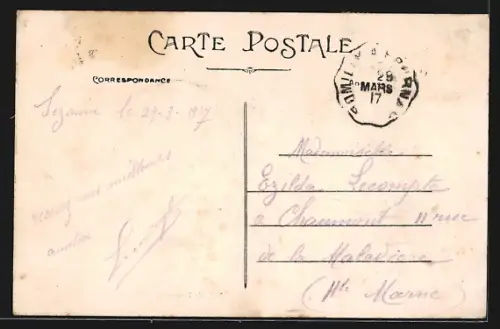 AK Sézanne /Marne, Mail de Provence