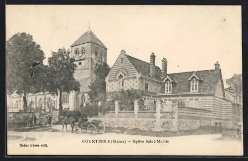 AK Courtisols, eglise Saint-Martin