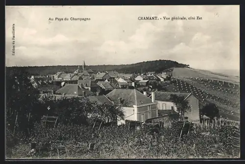 AK Cramant, Au Pays du Champagne, Vue générale, Côté Est