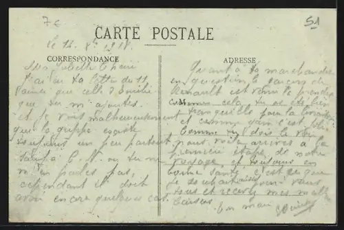 AK Cramant, Au Pays du Champagne, Vue générale, Côté Est
