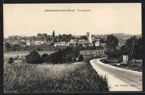 AK Retourneloup /Marne, Vue générale