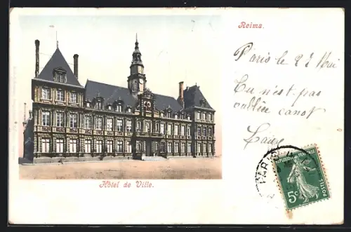 AK Reims, Hôtel de Ville