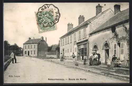 AK Retourneioup, Route de Paris