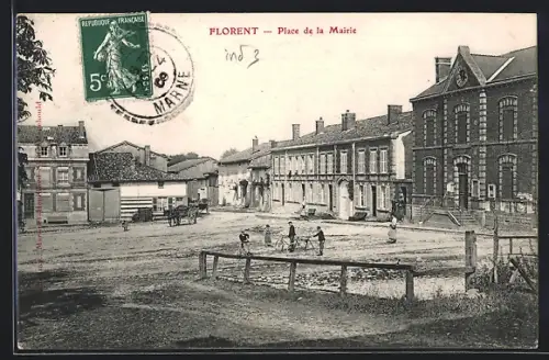 AK Florent, Place de la Mairie