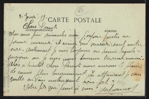 AK Le Mesnil-sur-Oger, Rue de la Place