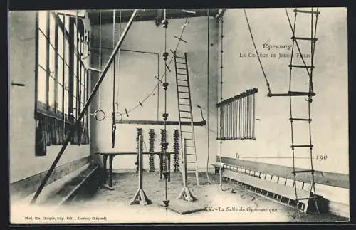 AK Épernay, Le Collège de Jeunes Filles, La Salle de Gymnastique
