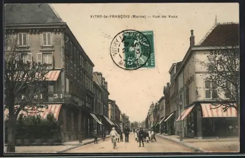 AK Vitry-le-Francois, Rue de Vaux