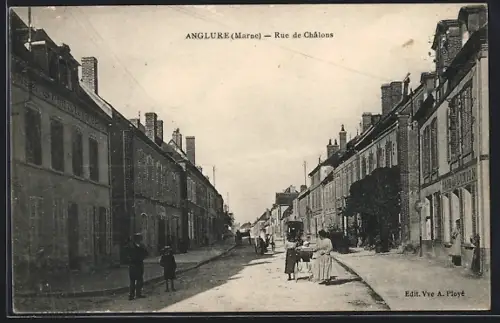 AK Anglure, Rue de Chalons