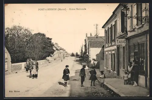 AK Port-à-Binson, Route Nationale