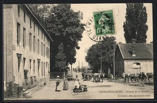 AK Sermaize-les-Bains, Avenue de la Sucrerie