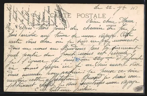 AK Sivry-sur-Ante, Rue principale (Coté Ouest)