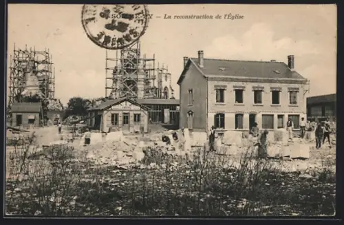 AK Somme-Py, La reconstruction de l`Eglise