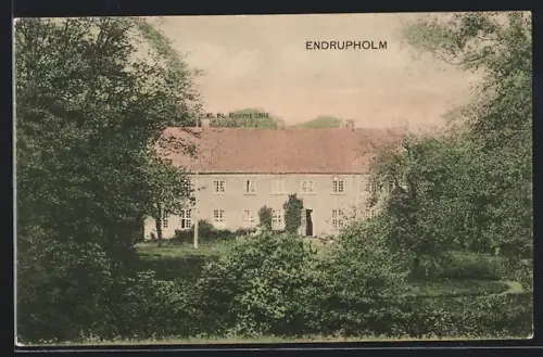 AK Endrupholm, Blick auf Schloss