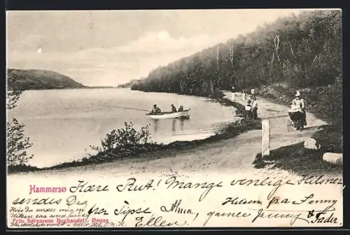 AK Hammerso, Panorama mit Boot