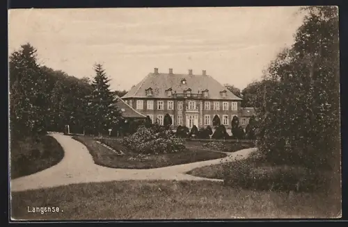 AK Langenso, Blick zum Schloss