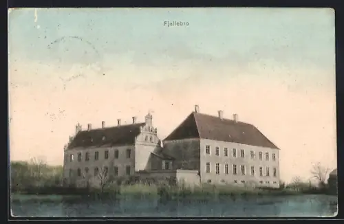 AK Fjellebro, Blick zum Schloss