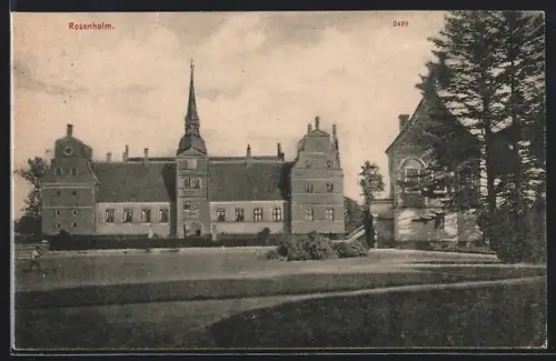AK Rosenholm, Blick auf Schloss