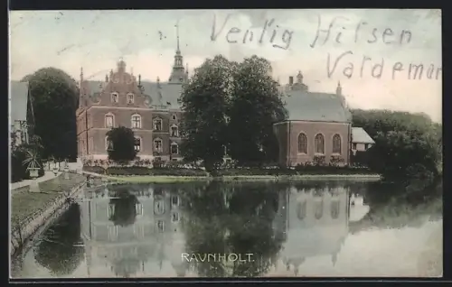 AK Rauvholt, Blick auf das Schloss