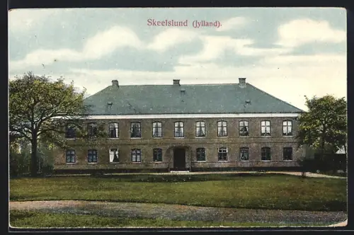 AK Skeelslund /Jylland, Blick auf Schloss