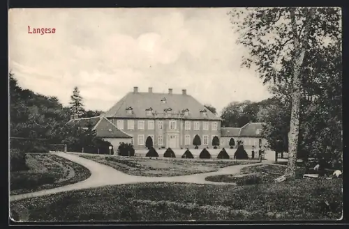 AK Langeso, Blick zum Schloss