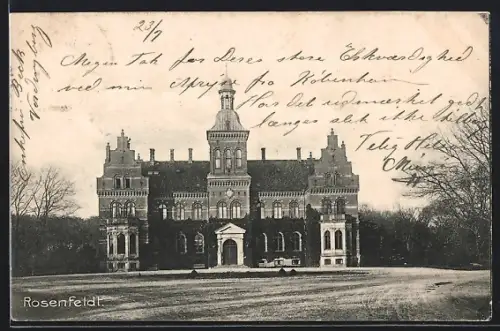 AK Rosenfeldt, Blick auf Schloss