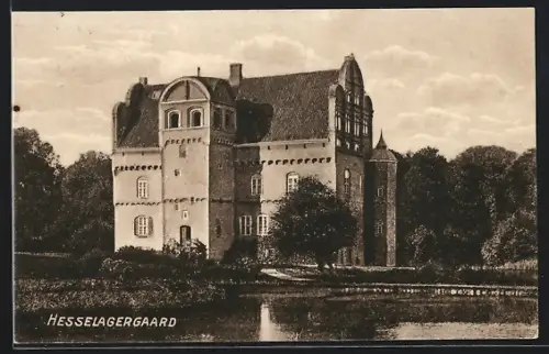 AK Hesselagergaard, Blick zum Schloss